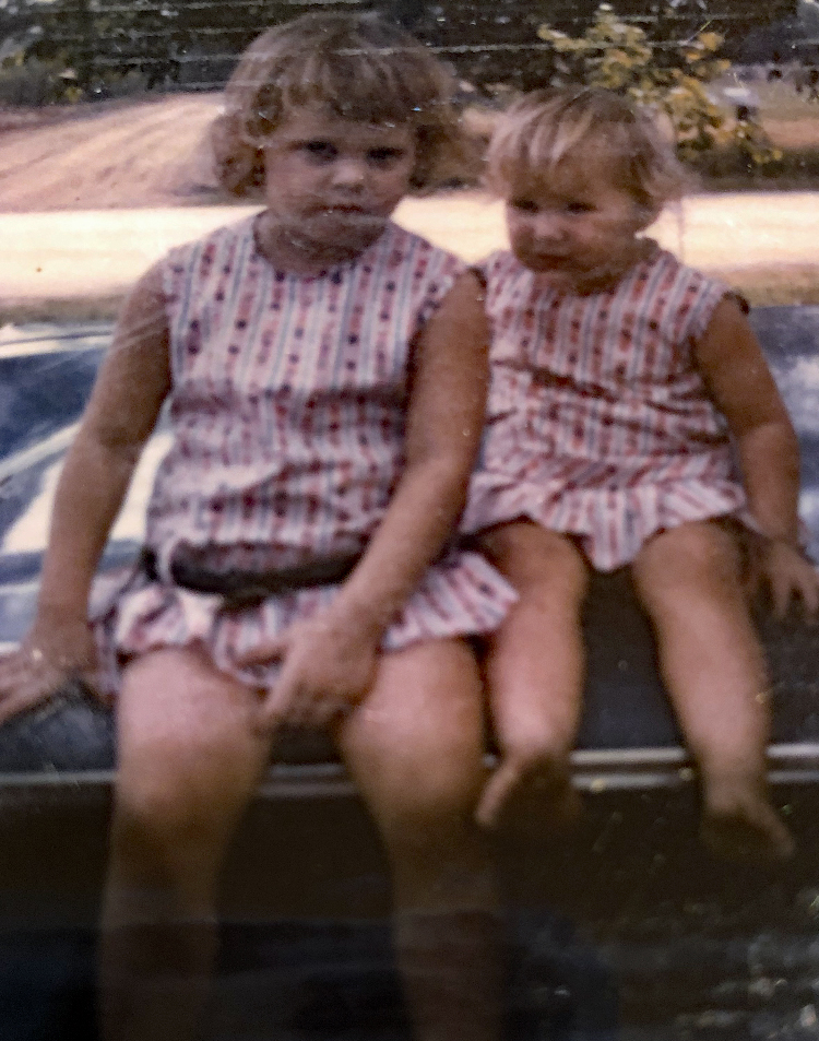 Leana (left) and Kaylon (right) in 1966